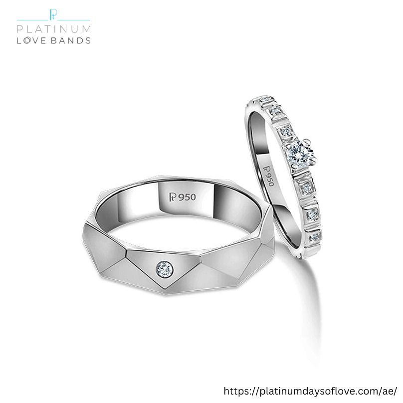 couple ring in platinum