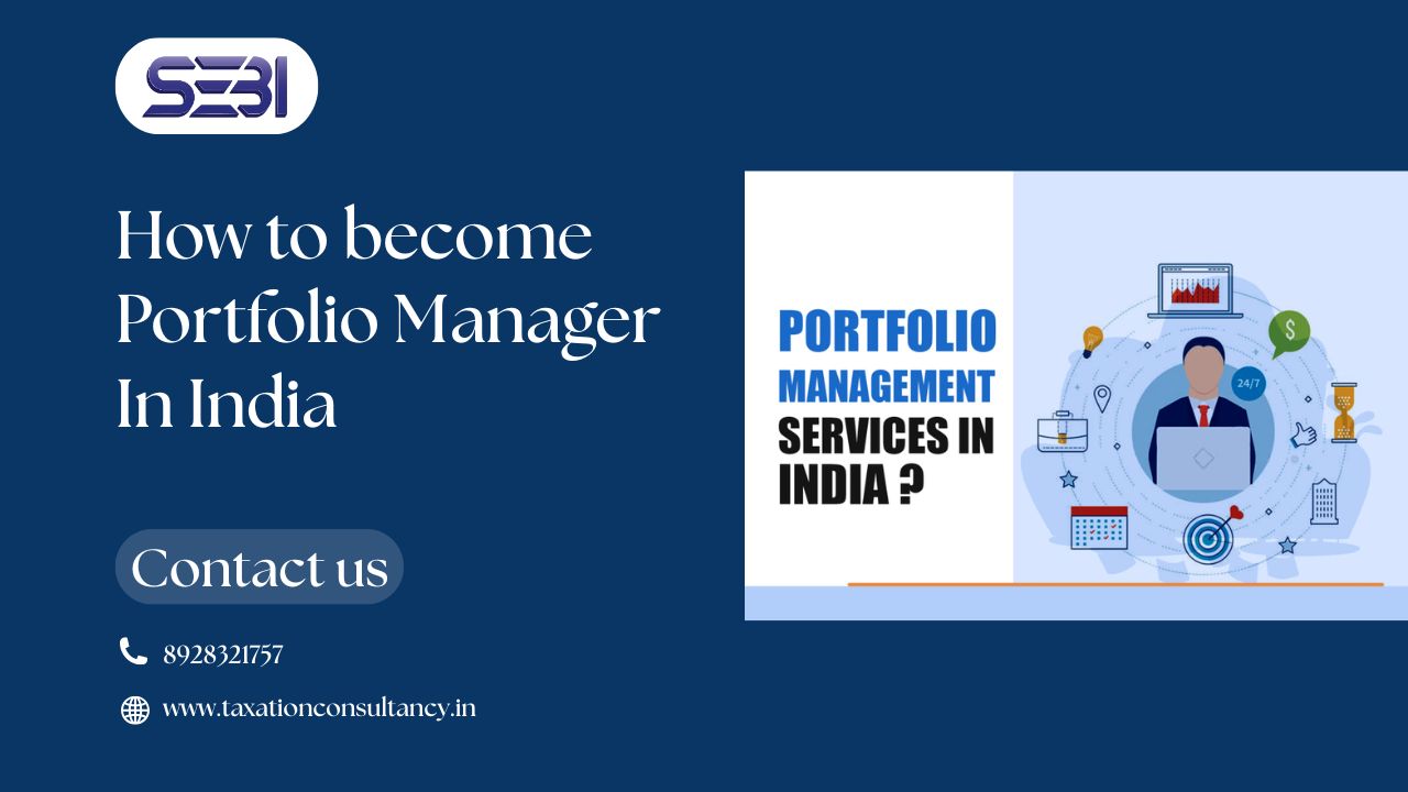 how to become a portfolio manager in india