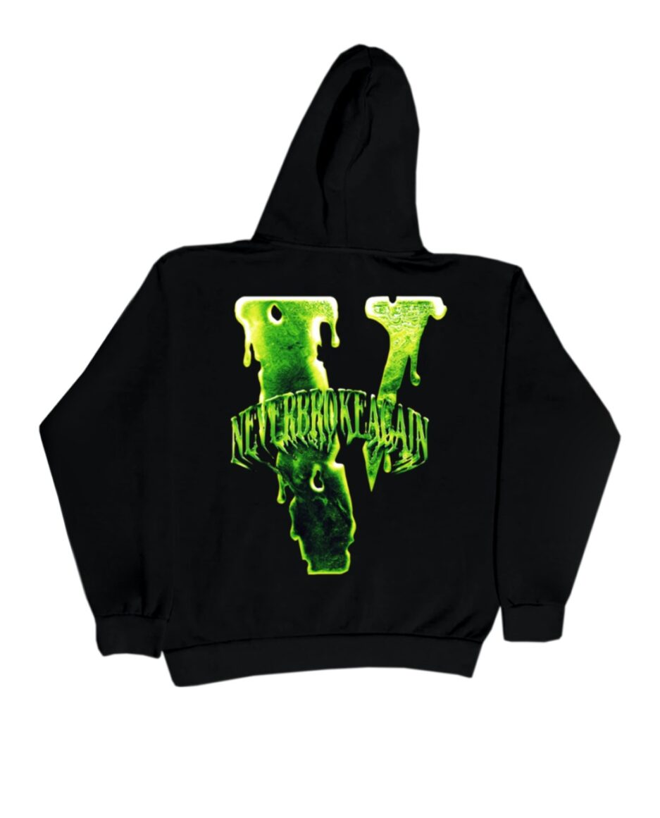 Never Broke Again Vlone Slime Hoodie Black