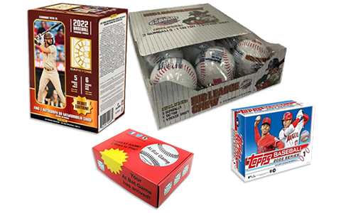 Personalized baseball card subscription boxes