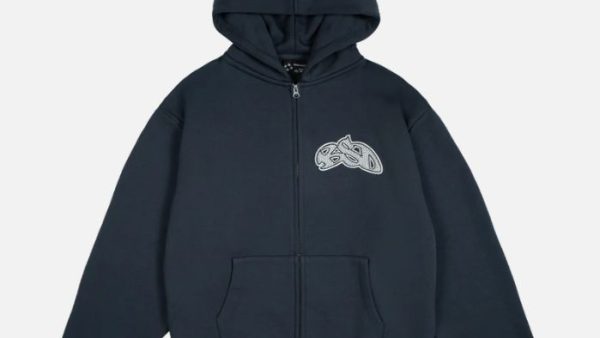 99 Based Studded BSD Zip Hoodie Navy || Top-Auswahl