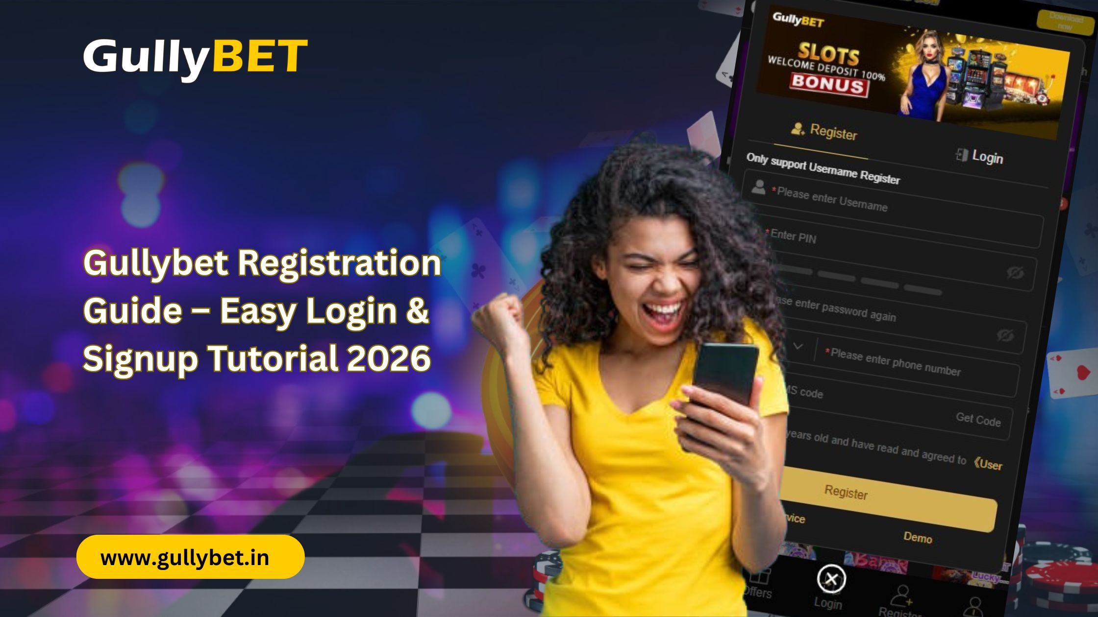 Gullybet registration